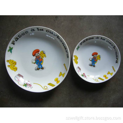 Ceramic Pasta Bowl Set, Pizza Plate